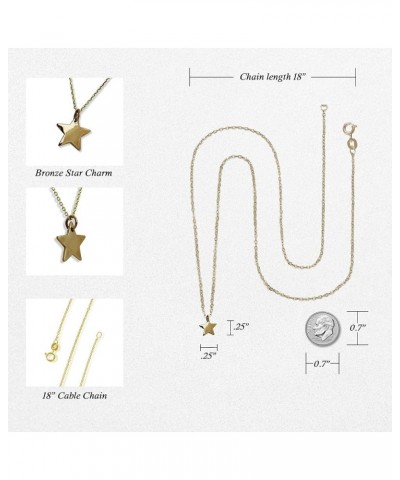 Sterling Silver Sun Necklaces and Star Necklaces for Women DAINTY STAR $14.26 Necklaces