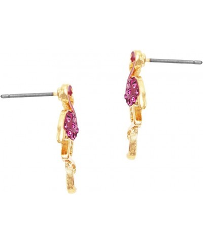 Women's Pink Flamingo Hypoallergenic Pave Stud Earrings, 0.75 $11.95 Earrings