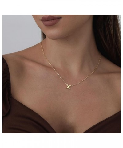 Initial Necklaces for Women, Dainty Gold Letter Necklace 14k Gold Plated Personalized Tiny Initial Pendant Necklace Monogram ...