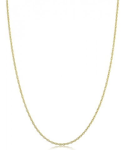 Real 14k Yellow Gold Rope Chain Pendant Necklace for Women (0.7 mm, 0.9 mm, 1 mm, 1.3 mm, or 1.5 mm) 18 inch 1.3 mm wide $69....