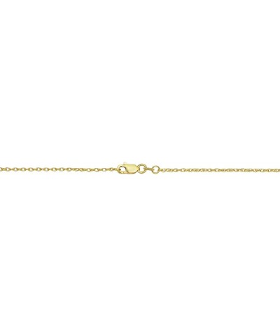 Real 14k Yellow Gold Rope Chain Pendant Necklace for Women (0.7 mm, 0.9 mm, 1 mm, 1.3 mm, or 1.5 mm) 18 inch 1.3 mm wide $69....