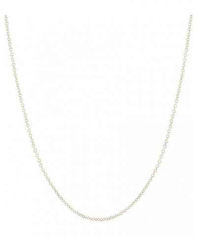 Fine Chain 20.0 Inches White Gold $80.60 Necklaces