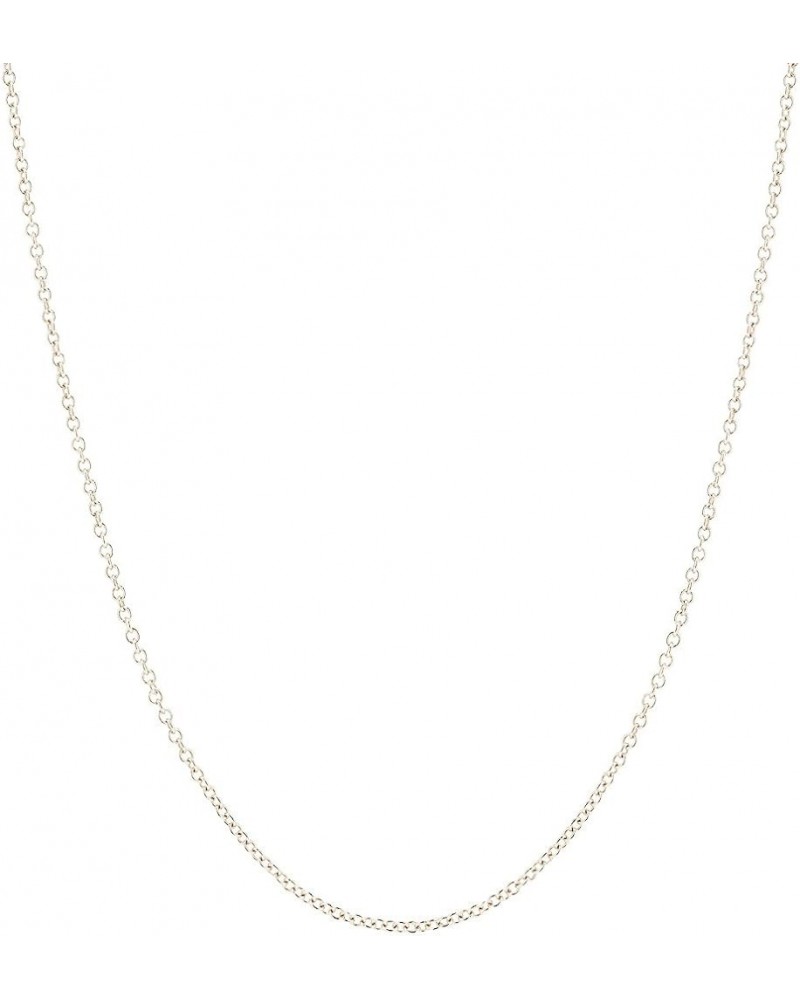 Fine Chain 20.0 Inches White Gold $80.60 Necklaces