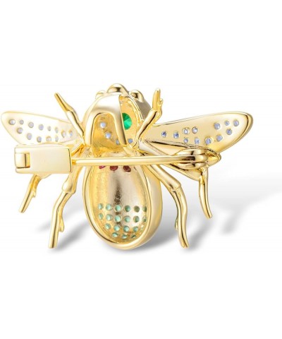 925 Sterling Silver Enamel Pin Brooch for Women Bee[B] $26.51 Brooches & Pins