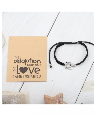 Adoption Symbol Charm Bracelet Gotcha Day Bracelet Adoption Gifts Adoptive Jewelry Adoptive Mom Jewelry Foster Parent Thank Y...