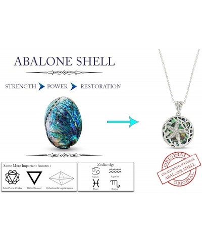 Abalone Shell Animal (Starfish, Dolphin, Seahorse, Frog, Dragonfly, Whale Tail, Turtle) 14K White Gold Over Sterling Silver P...