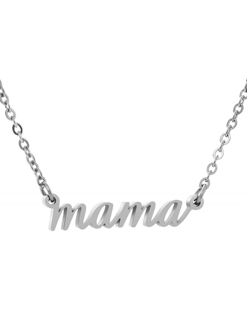 Mama Ring Dainty Ring Adjustable Ring Jewelry Mothers Day Birthday Gift for Mom Mama Necklace Silver $9.71 Rings