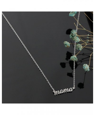 Mama Ring Dainty Ring Adjustable Ring Jewelry Mothers Day Birthday Gift for Mom Mama Necklace Silver $9.71 Rings