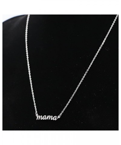 Mama Ring Dainty Ring Adjustable Ring Jewelry Mothers Day Birthday Gift for Mom Mama Necklace Silver $9.71 Rings