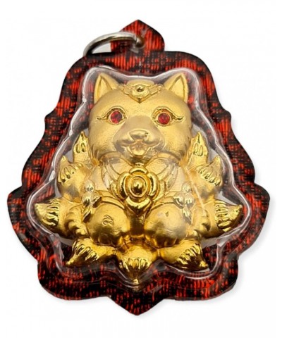 Magic Thai amulet 9 Tails Fox Lady Lucky Charm Love Pendant Kruba Tao $29.50 Pendants