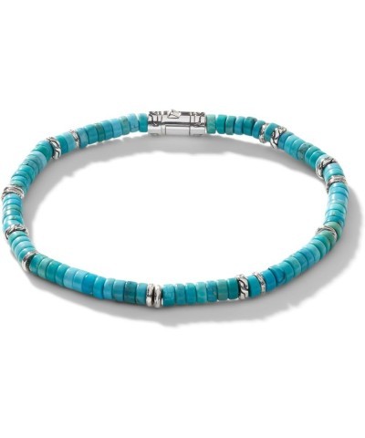 Classic Chain Heishi Bracelet Turquoise Extra Large $200.00 Bracelets