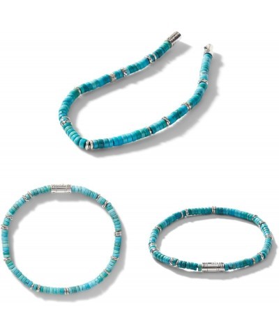 Classic Chain Heishi Bracelet Turquoise Extra Large $200.00 Bracelets