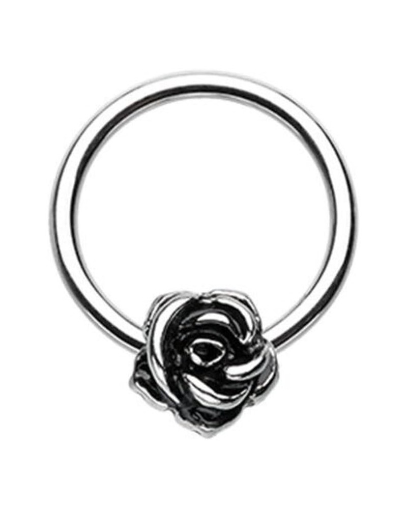 Rose Petal Steel WildKlass Captive Bead Ring 16g 5/16" (8mm) $9.68 Body Jewelry