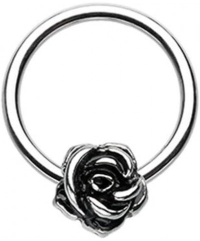 Rose Petal Steel WildKlass Captive Bead Ring 16g 5/16" (8mm) $9.68 Body Jewelry