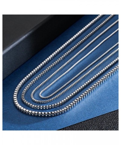 Box Chain Necklace for Men Women Stainless Steel Rock Hip Hop Collarbone Chain Jewelry Width 3mm Gold 55.0 Centimeters $8.83 ...