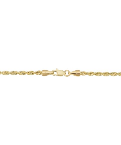 14k Yellow Gold 1.9 mm Rope Chain Necklace (14, 16, 18, 20, 22, 24 or 30 inch) 20.0 Inches $77.40 Necklaces