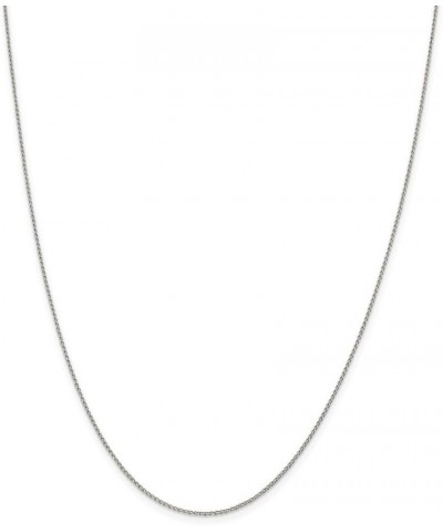 1mm, Sterling Silver Solid Open Curb Chain Necklace 18.0 Inches $16.37 Necklaces