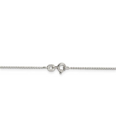 1mm, Sterling Silver Solid Open Curb Chain Necklace 18.0 Inches $16.37 Necklaces