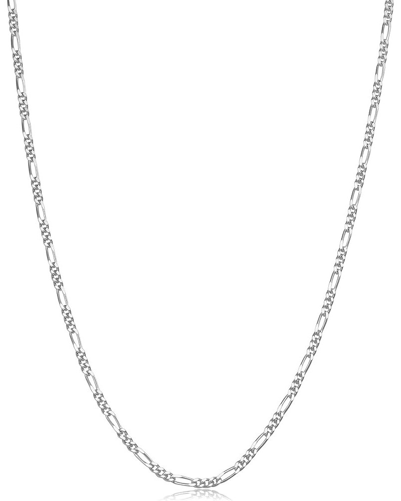 Sterling Silver 1.7 mm Figaro Link Chain Necklace (14, 16, 18, 20, 22, 24 or 30 inch) 18 Inches $9.66 Necklaces