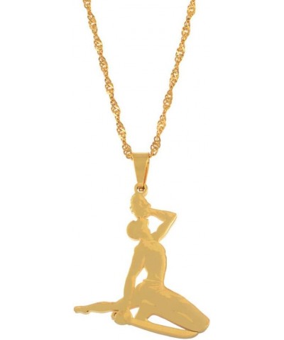 Haiti Pendant Necklace For Women Girls Ayiti Items Gold Color Jewelry Gifts Of Haiti Accessories Neg Maron $9.48 Necklaces