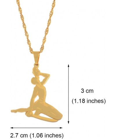 Haiti Pendant Necklace For Women Girls Ayiti Items Gold Color Jewelry Gifts Of Haiti Accessories Neg Maron $9.48 Necklaces