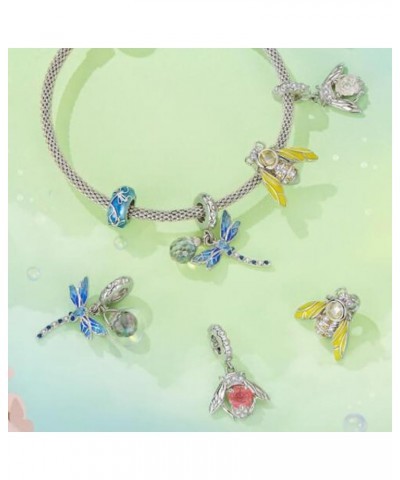 Butterfly Ladybug Cat Bird Charm 925 Sterling Silver Animal Charms for Pandora Charm Bracelet Dragonfly Charm $10.40 Bracelets