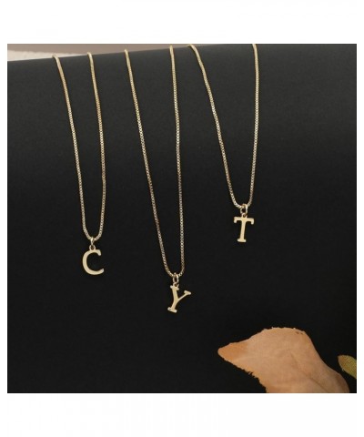 Gold Initial Necklaces for Women, Gold Plated Letter Necklace for Girls, Dainty A-Z Pendant Choker Necklace A-Gold $8.09 Neck...