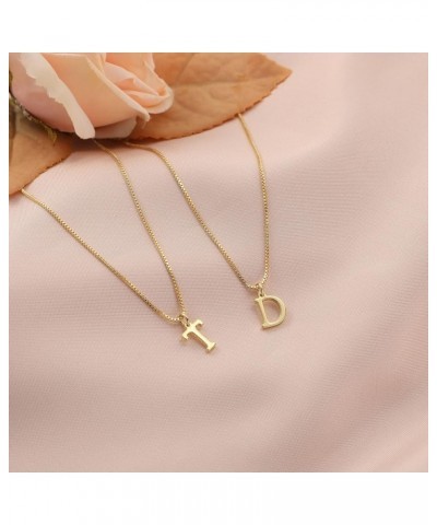 Gold Initial Necklaces for Women, Gold Plated Letter Necklace for Girls, Dainty A-Z Pendant Choker Necklace A-Gold $8.09 Neck...