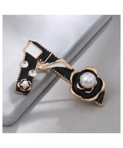 Unique Designed Imitation Pearl Rhinestone Number 7 Brooches Pins Lucky Charms For Women $8.99 Brooches & Pins