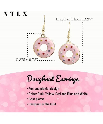 Cute Novelty Dessert Drop Dangle Earrings for Women – Ice Cream, Ice Cream Cone, Doughnut, Boba Bubble Tea, Cupcake – For Foo...