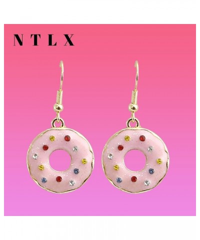 Cute Novelty Dessert Drop Dangle Earrings for Women – Ice Cream, Ice Cream Cone, Doughnut, Boba Bubble Tea, Cupcake – For Foo...