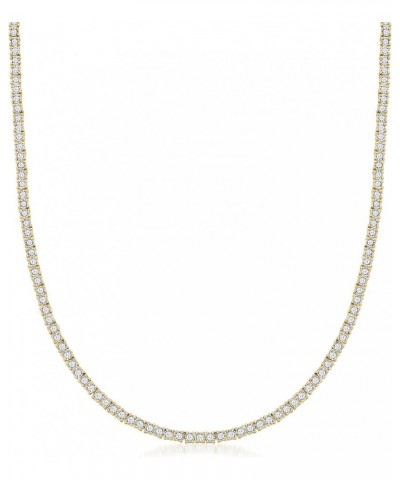 5.00 ct. t.w. Diamond Tennis Necklace in 18kt Gold Over Sterling 16.0 Inches $864.00 Necklaces