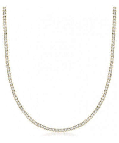 5.00 ct. t.w. Diamond Tennis Necklace in 18kt Gold Over Sterling 16.0 Inches $864.00 Necklaces