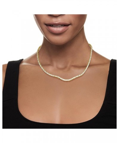 5.00 ct. t.w. Diamond Tennis Necklace in 18kt Gold Over Sterling 16.0 Inches $864.00 Necklaces