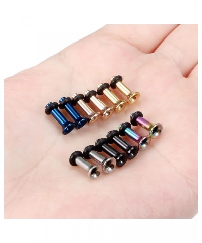 12G 10G 8G 6G 4G 2G 0G 00G 316L Surgical Stainless Steel Ear Gauges Tunnel Plug Earrings Expander Stretcher Piercings Jewelry...