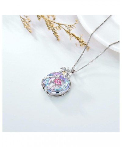 Flamingo Gifts for Women s925 Sterling Silver Flamingo Necklace Pendant with Purple Crystal Flamingo Lovers Jewelry Gifts for...