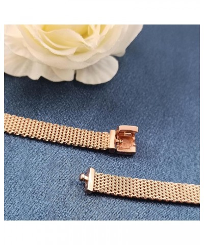 Reflexions Mesh Bracelet for Pandora Reflexion Clip-on Charm Bead Women Size 16cm-22cm 16cm-Rose Gold $9.50 Bracelets