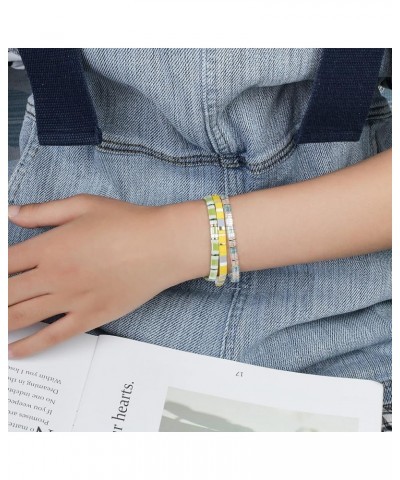 Stretch Bracelets Miyuki Tila Beads Bracelets Colorful Friendship Bracelets for Women 12P $8.75 Bracelets