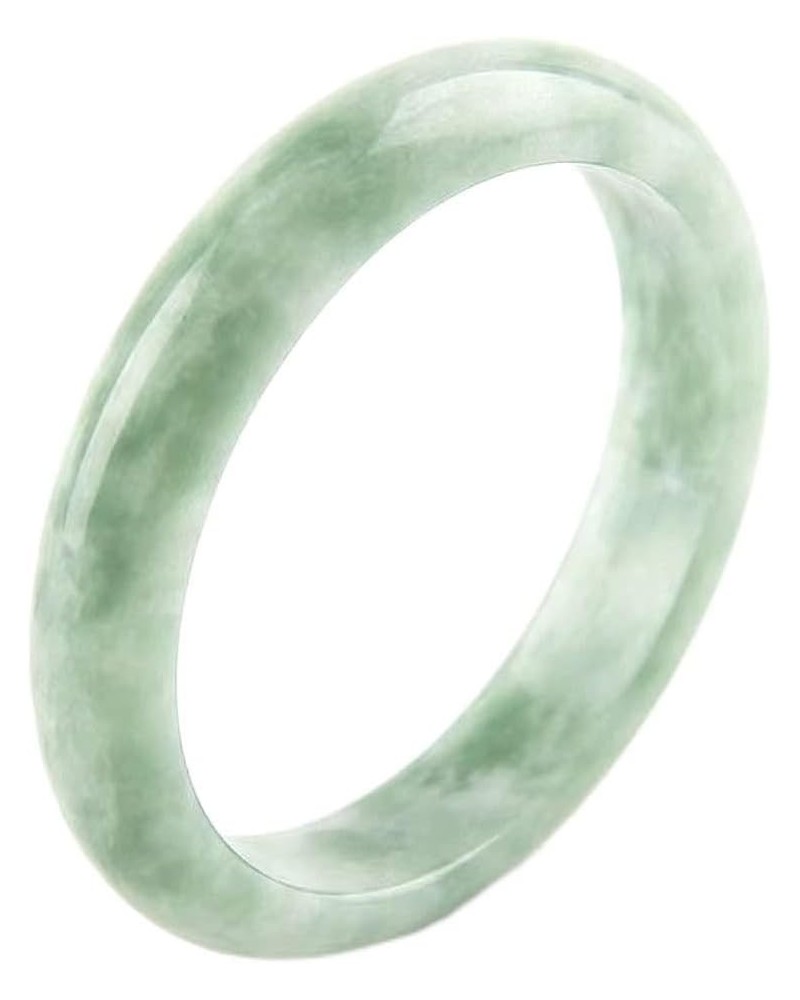 Green Jade Bangle Bracelet for Women Natural Genuine Classcial Chinese Jadeite Bangle with Certificate 53-54mm Wide $11.04 Br...