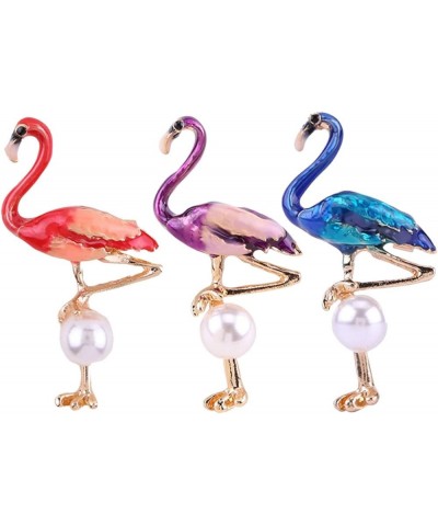 2pcs Flamingo Party Favors Animal Brooches Dress Brooch Womens Brooch Girls Brooches Flamingo Party 5.1*2.7cm As Shown $8.73 ...