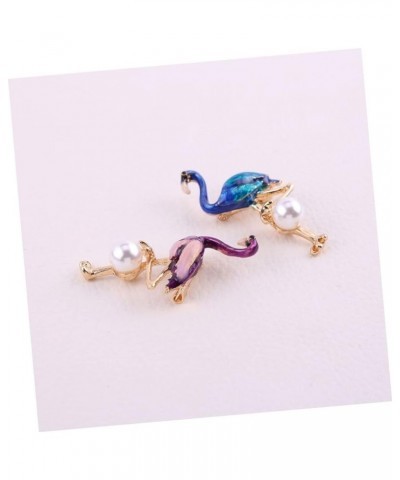 2pcs Flamingo Party Favors Animal Brooches Dress Brooch Womens Brooch Girls Brooches Flamingo Party 5.1*2.7cm As Shown $8.73 ...