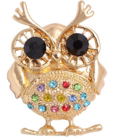 Owl Brooch Pins Broches Crystal Rhinestone Costume Jewelry Brooch Lapel Pins Women Fashion Stocking Stuffers Christmas Gift T...