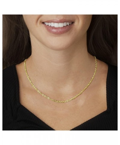 2.6mm 14kt Yellow Gold Rope-Chain Necklace 16.0 Inches $216.00 Necklaces