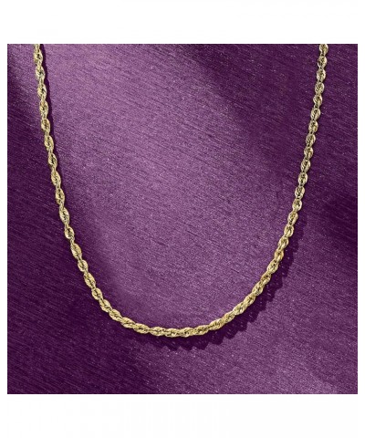 2.6mm 14kt Yellow Gold Rope-Chain Necklace 16.0 Inches $216.00 Necklaces