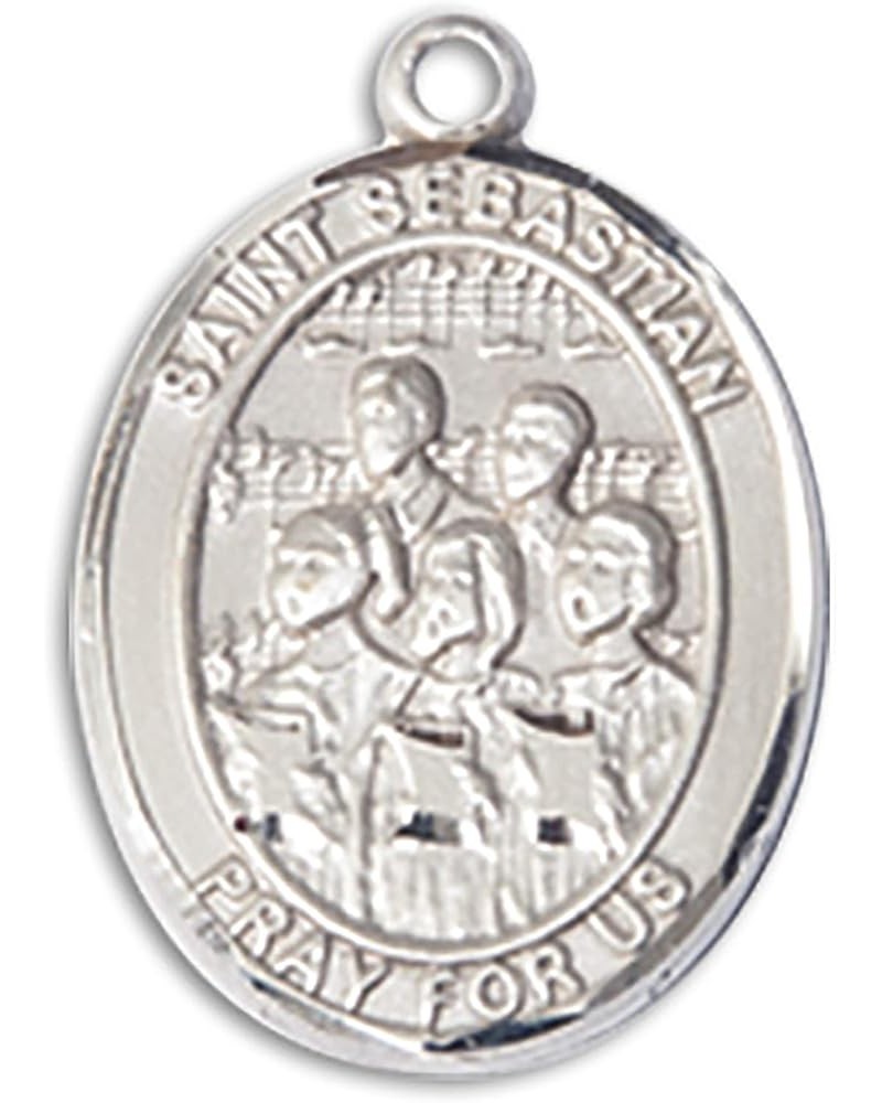 Sterling Silver Sport Medal St. Sebastian | Choir $34.03 Necklaces