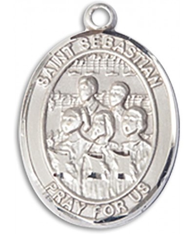 Sterling Silver Sport Medal St. Sebastian | Choir $34.03 Necklaces