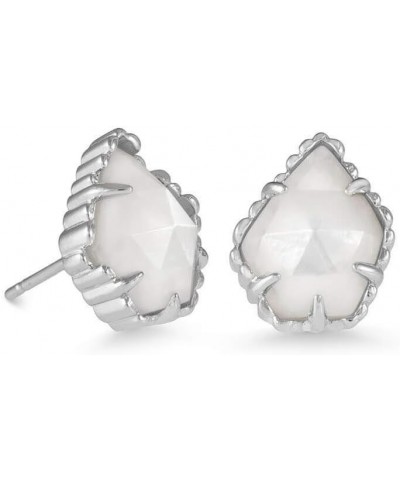 Tessa Stud Earrings for Women, Fashion Jewelry RHODIUM - Ivory MOTHER OF PEARL $34.50 Earrings