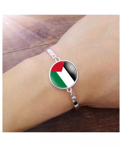 Palestinian Flag Bracelet,Support Palestine Wristband,Free Palestine Bracelet,I Stand with Palestine Bracelet,National Flag A...