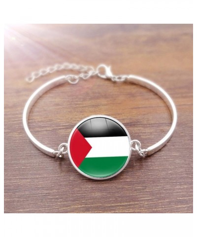 Palestinian Flag Bracelet,Support Palestine Wristband,Free Palestine Bracelet,I Stand with Palestine Bracelet,National Flag A...