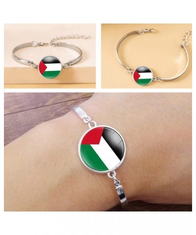 Palestinian Flag Bracelet,Support Palestine Wristband,Free Palestine Bracelet,I Stand with Palestine Bracelet,National Flag A...